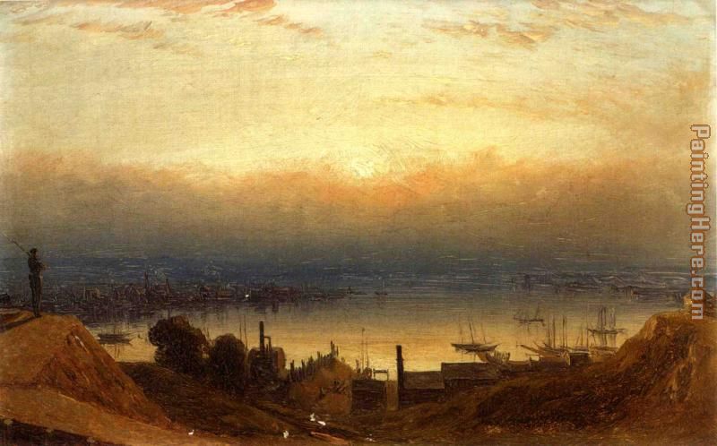 Sanford Robinson Gifford The Basin of the Patapsco from Federal Hill, Baltimore